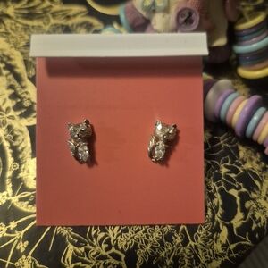 Silver Fox Earrings Sterling Silver